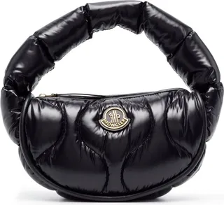 Black Delilah Quilted Shoulder Bag