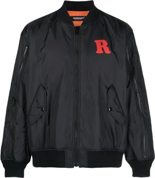Rebel-print bomber jacket