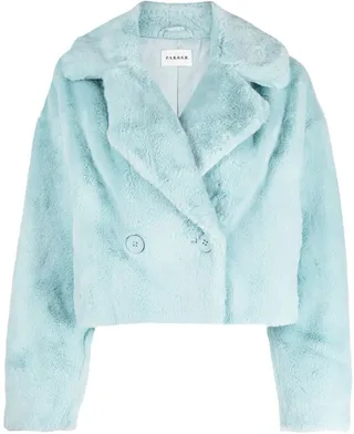 Cropped Faux-Fur Jacket