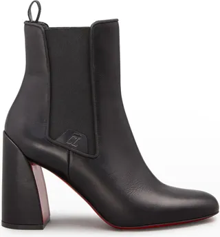 Turelastic Red Sole Calf Leather Booties