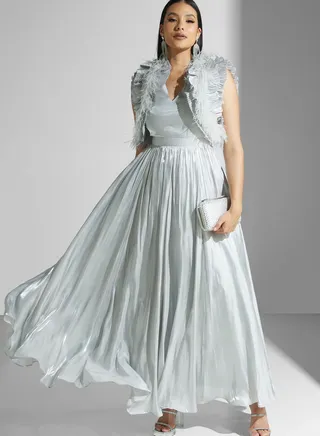 Ruffle Detail Dress