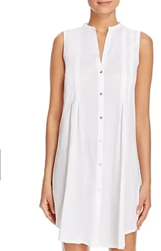 Hanro Cotton Deluxe Button Front Tank Gown