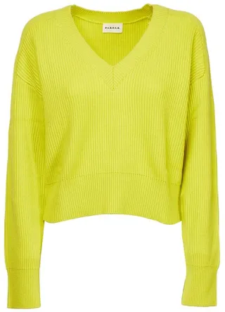P.A.R.O.S.H. V-Neck Knitted Jumper