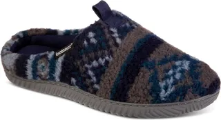 Isotoner Men's Fairisle Hoodback Slipper