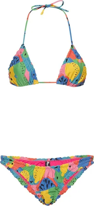 Guia printed triangle bikini