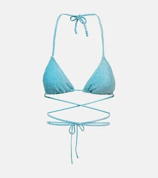 Miami Lurex® triangle bikini top