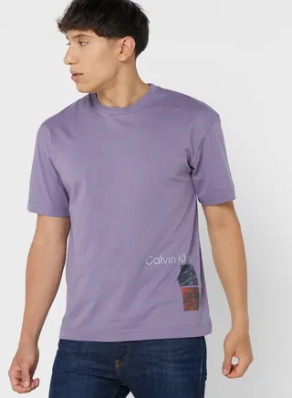Side Logo Crew Neck T-Shirt