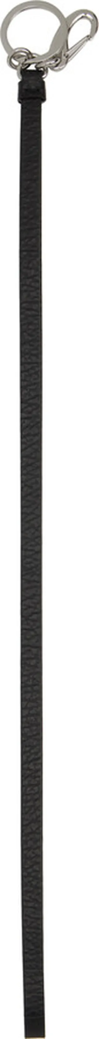 Maison Margiela Black Leather Keychain