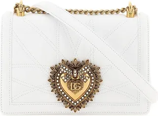 Medium 'devotion' Bag In Quilted Nappa Leather