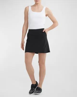 Tech Stretch A-Line Mini Skort