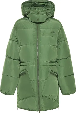 Tech puffer down jacket