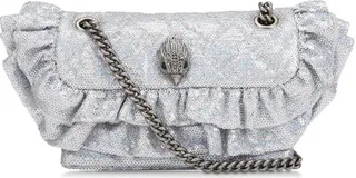 mini Ruffle Sequin Kensington crossbody bag