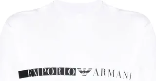 logo-print detail T-shirt