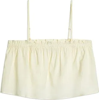 We Wore What Ruffle Cami Top (Ivory) Women's Clothing