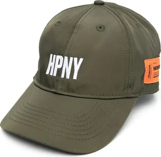 Logo-Emboridered Adjustable-Fit Cap