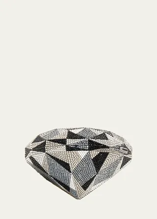 Diamond Geometric Crystal Minaudiere