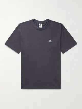 NRG ACG Logo-Embroidered Jersey T-Shirt