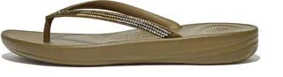 iQUSHION Ombré-Sparkle Flip-Flops