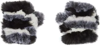 Faux Fur Fingerless Mittens