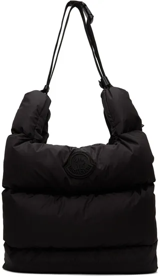 Moncler Black Down Tote