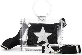 Vintage Havana Mini Molly (Black Rhinestone) Cross Body Handbags