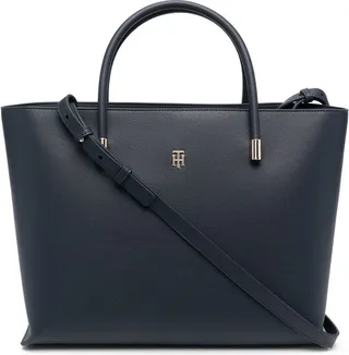 Logo-Charm Tote Bag