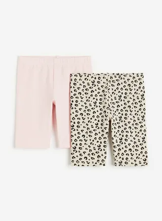 Kids 2 Pack Assorted Cycling Shorts