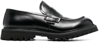 Penny-Slot Leather Loafers