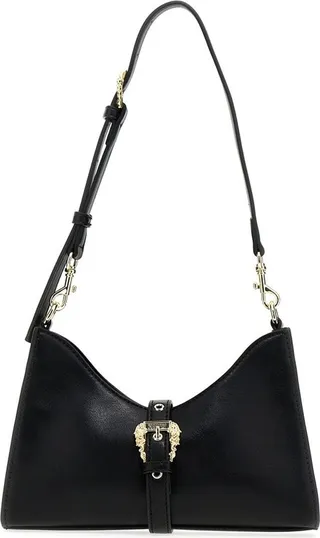 Versace Jeans Couture Logo-Engraved Buckle-Detailed Shoulder Bag