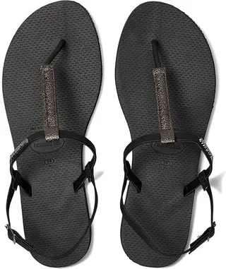 Havaianas You Rio Flip Flop Sandal (Black) Women's Shoes
