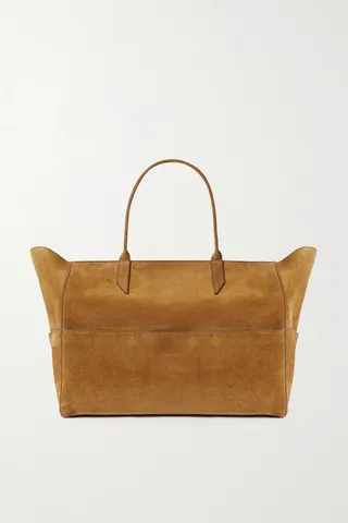 Métier - Incognito Cabas Large Suede Tote - Brown