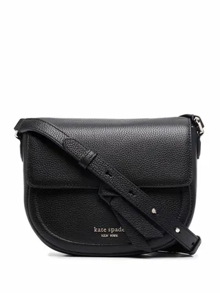 Logo-Plaque Crossbody Bag