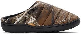 SUBU SSENSE Exclusive Multicolor Quilted Camo Slippers