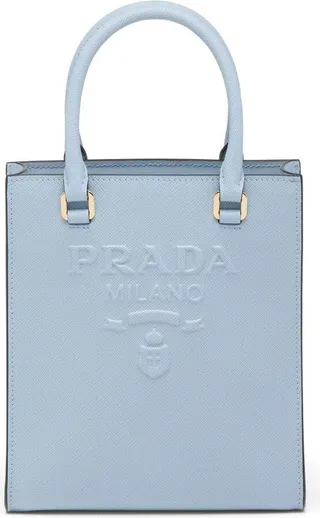 Logo-Embossed Tote Bag