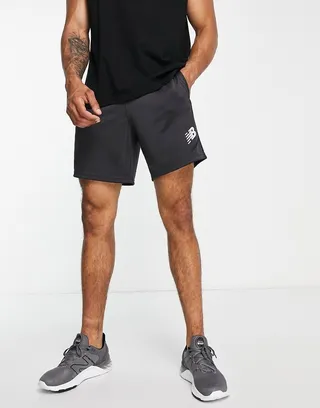 New Balance Tenacity Grit soccer shorts in black
