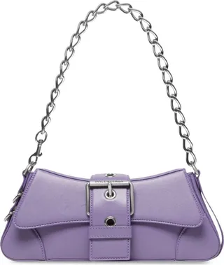 Balenciaga Leather Buckle Shoulder Bag