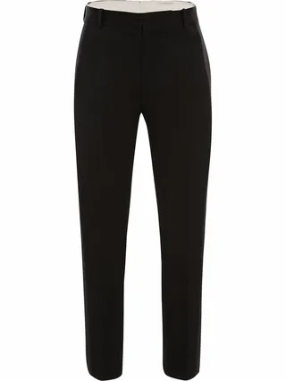 Mid-Rise Straight Leg Trousers