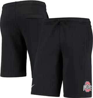 Men's Nike Black Ohio State Buckeyes College Primary Logo 2.0 Fly Performance Shorts