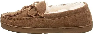 BEARPAW Men's Moc II Hickory Size 9 | Men's Slipper | Men's Shoe | Comfortable & Lightweight