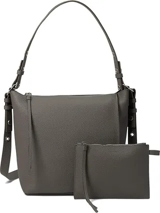 AllSaints Kita Crossbody (Storm Grey 1) Cross Body Handbags