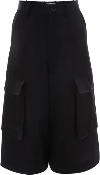 Cropped Cargo Trousers