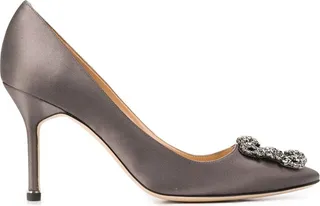Hangisi 90mm jewel buckle pumps