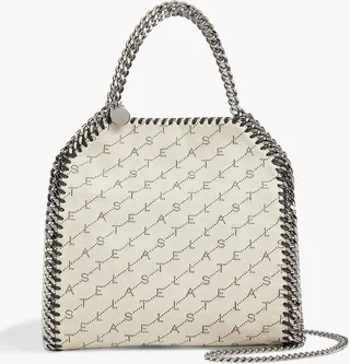 Falabella logo-jacquard shoulder bag