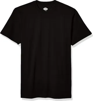 Dickies Men's Short Sleeve Heavweight Crew Neck Big-Tall (Black) Men's T Shirt