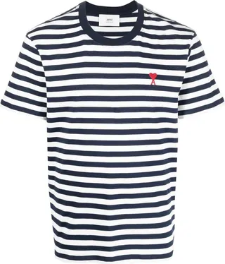 Blue And White Ami De Coeur T-Shirt