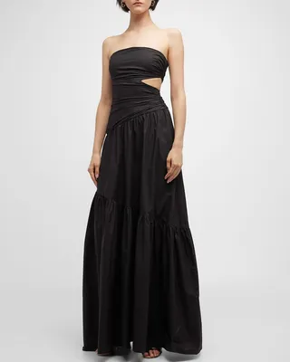 Lark Strapless Drop-Waist Maxi Dress