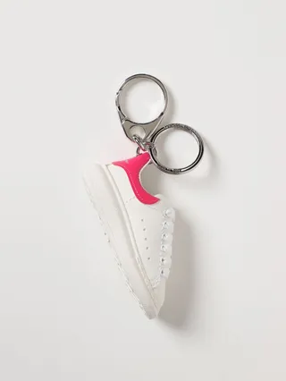Alexander McQueen Larry rubber keychain