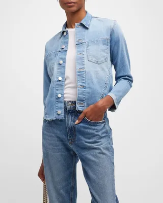 Janelle Cut-Off Denim Jacket