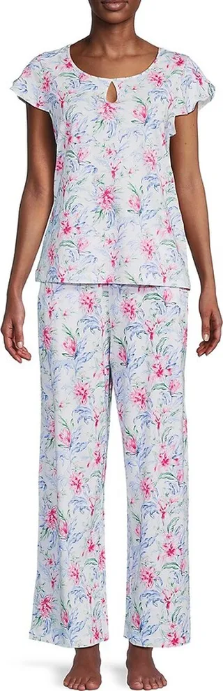 2-Piece Print Pajama Set