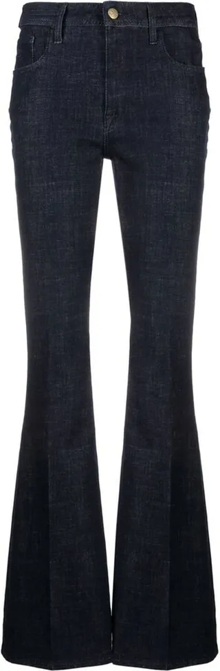 High-Waisted Bootcut Jeans
